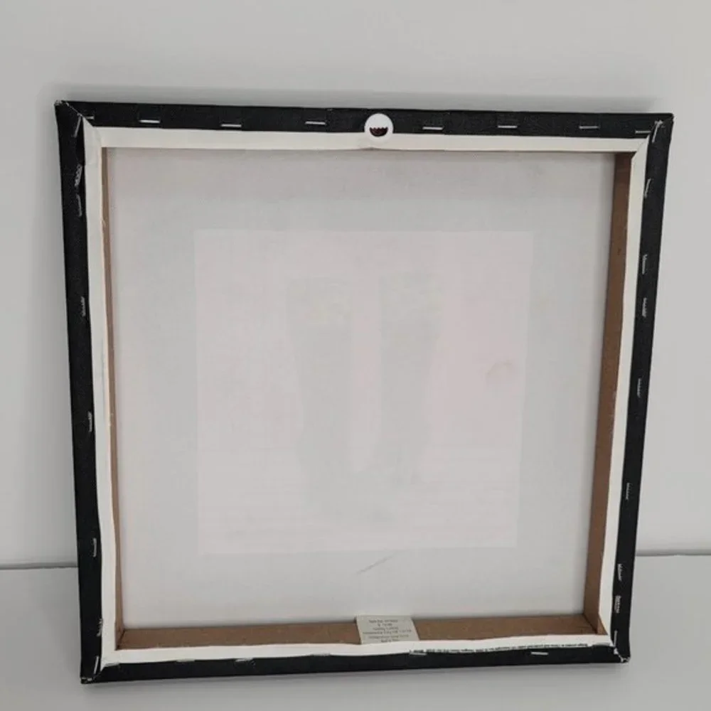 Hobby Lobby Canvas Wall Hanging 12in x 12in‎ Decor Tall Black Boots